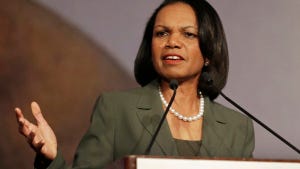 Former Secretary of State Condoleezza Rice.