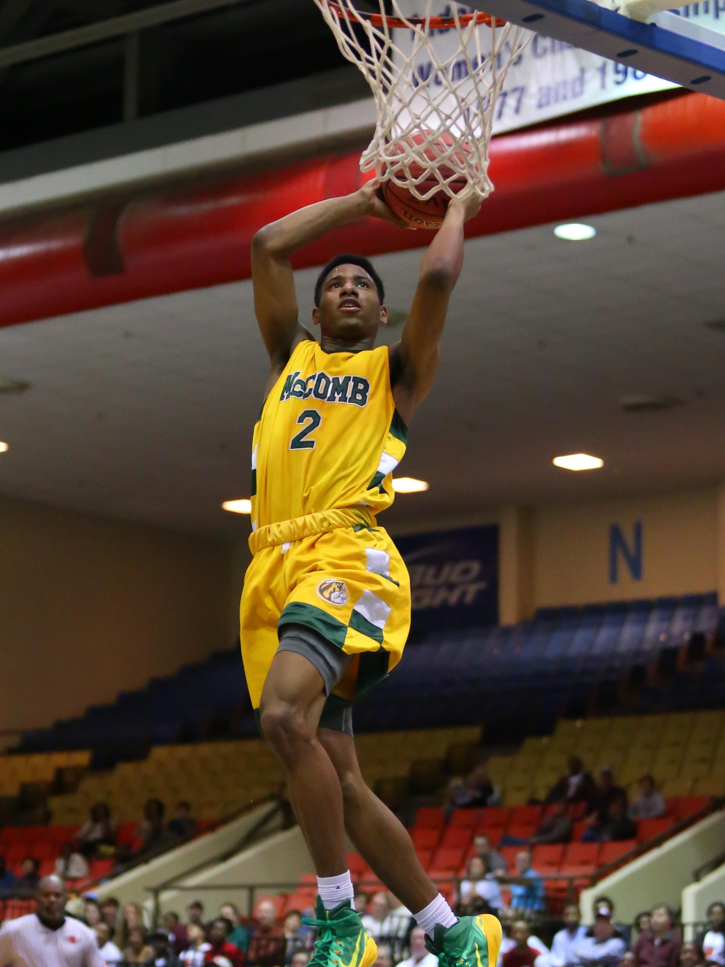 Mccomb S Cowart Scores 26 To Lead Defending Champs Past New