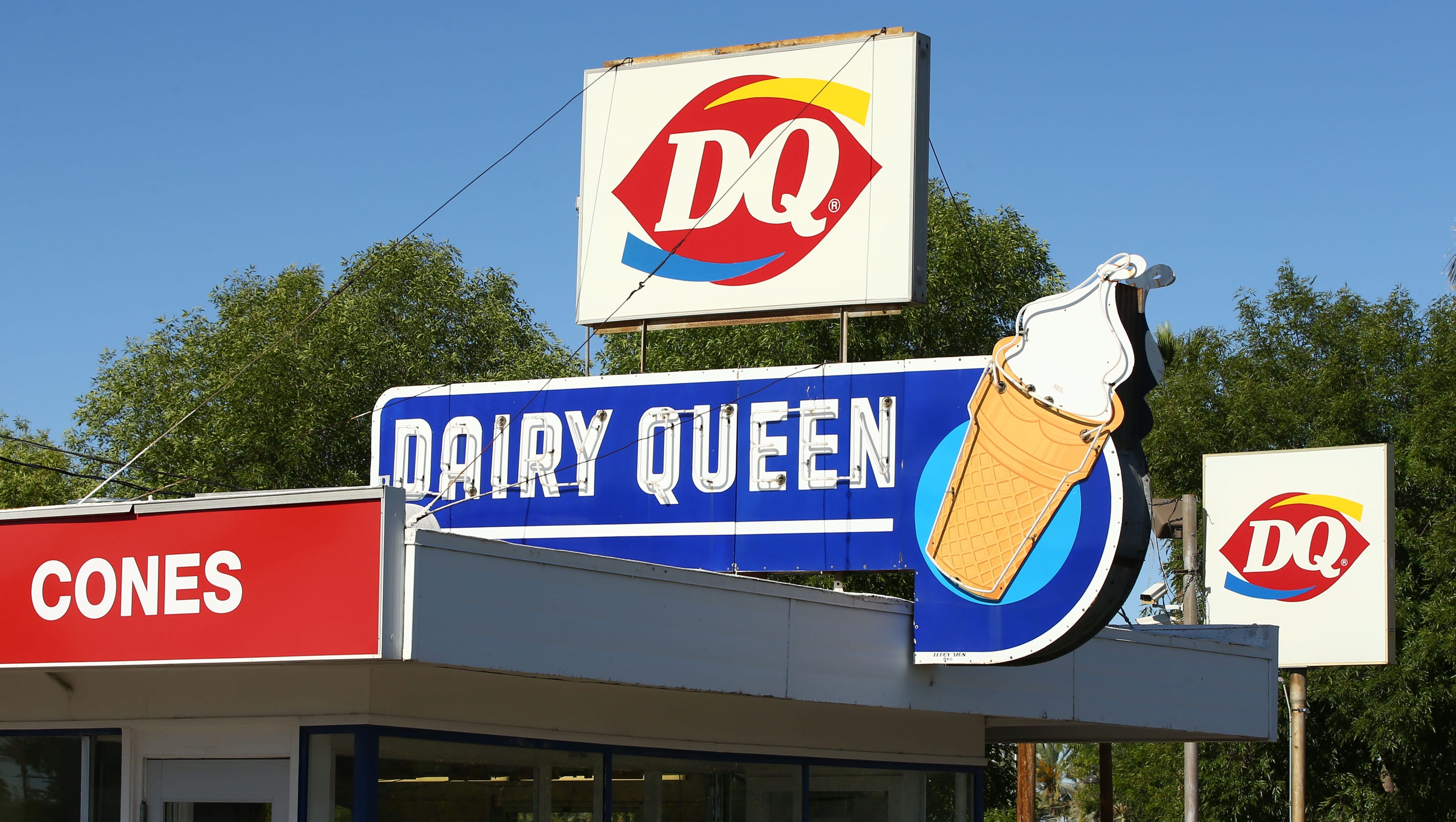 Mesa's quaint Dairy Queen restaurant on Main Street shutters