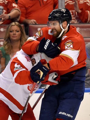 Oct. 28: Florida Panthers defenseman Aaron Ekblad (5)