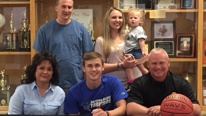 Rosman senior Zach Stroup has signed to play basketball for Brevard College.