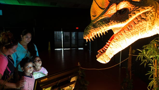Discover the Dinosaurs Unleashed will be from 9 a.m. to 7 p.m. Saturday, and Sunday at the American Bank Center, 1901 N. Shoreline Blvd. Experience up-close encounters with a Stegosaurus, Velociraptor and T-Rex in this walk-through exhibit. Also featuring bouncy houses, crafts, face painting, mini golf, fossil dig and scavenger hunt. Cost: $17 + fees ages 2 and up, senior discount available; VIP tickets $41 +fees. Information: www.americanbankcenter.com or 1-800-745-3000.
