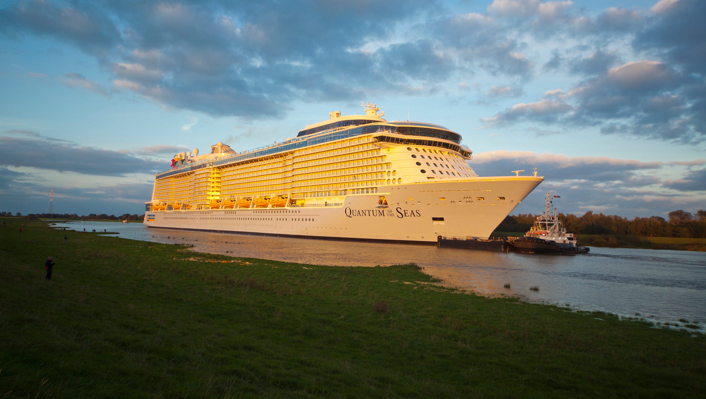 New giant cruise ship to set sail on maiden voyage