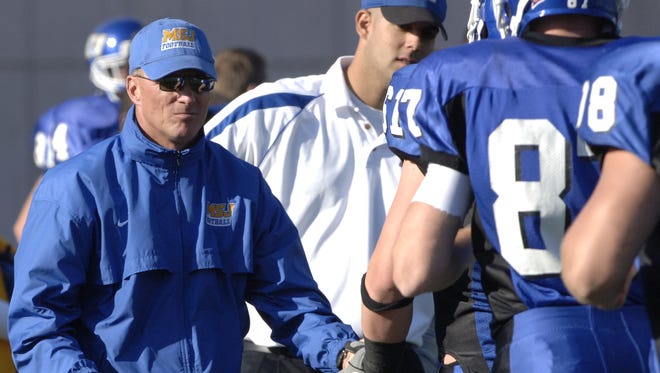 Longtime Mount St. Joseph head football coach Rod Huber announced his retirement in March. Huber was head coach for 17 seasons, and spent 27 total with the Lions. Pictured here in 2006.