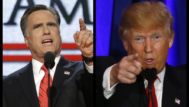 Quick! Romney and Trump are fighting on the Internet!