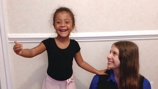 Melissa Baker of Mechanicsville, Virginia: "Surprised my angel with princess ballet lessons...just another day with HIV."
