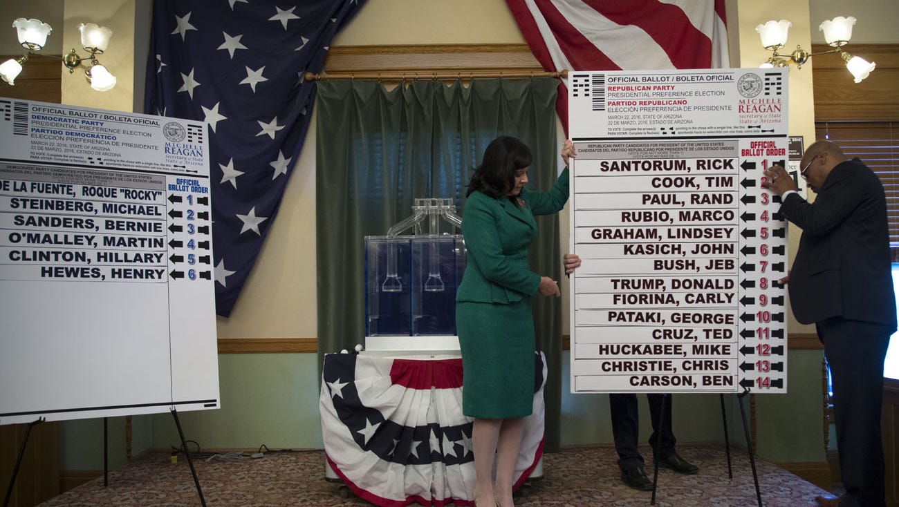 Game Of Chance Puts Rick Santorum Dark Horse Democrat Atop Arizona Presidential Ballot