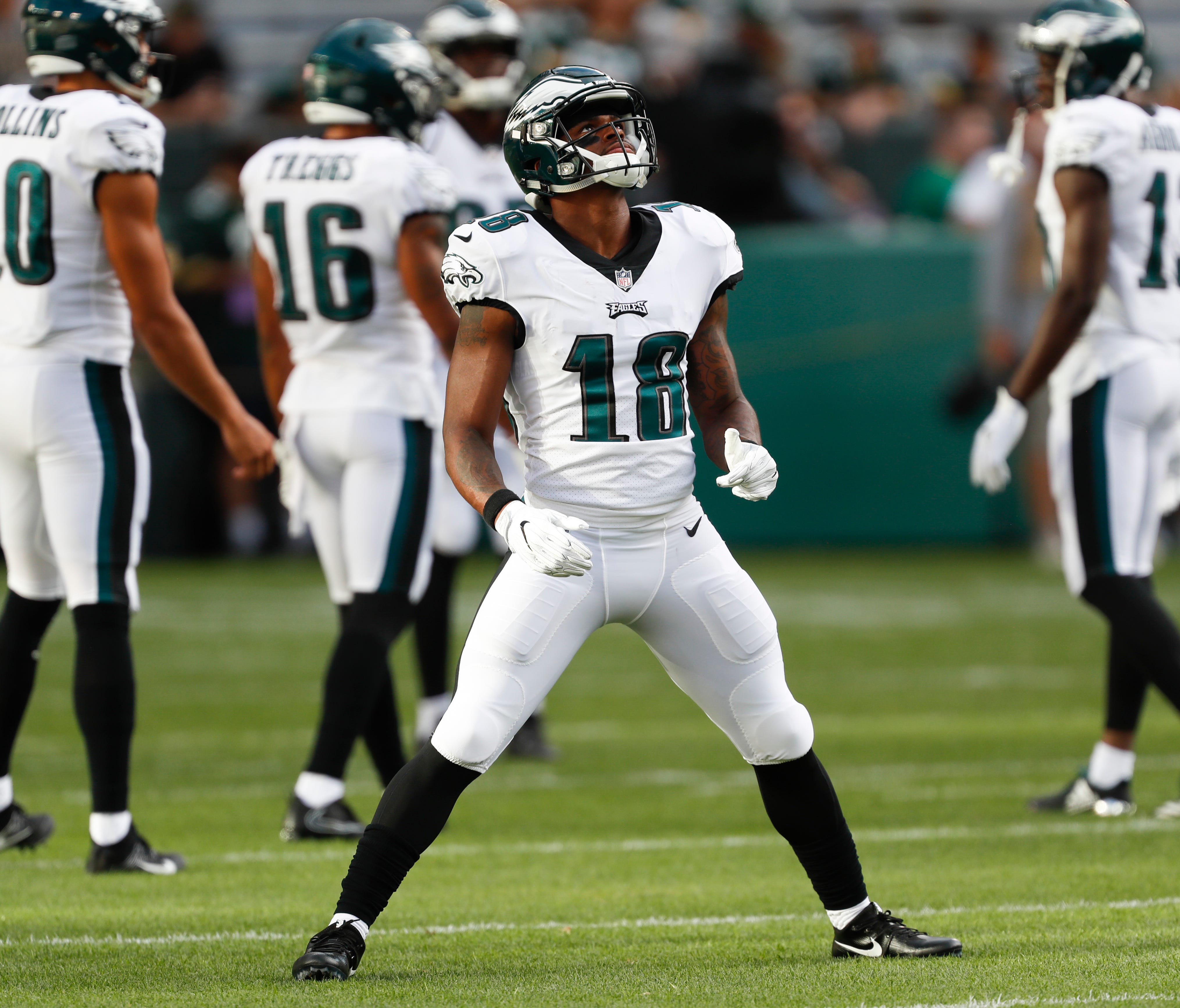 Philadelphia Eagles' Bryce Treggs was fined by the NFL for a hit in a preseason game.