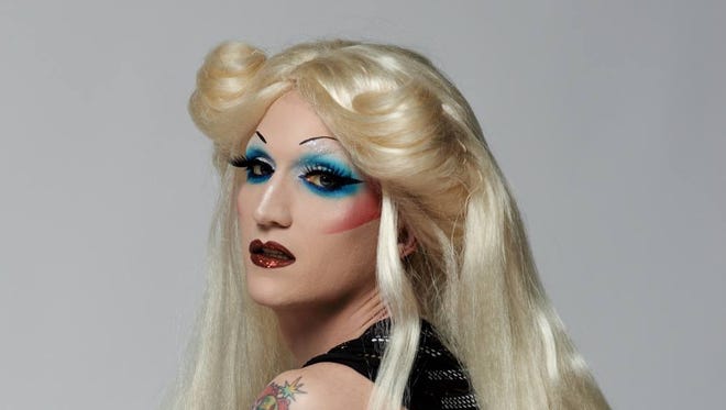 Neill Robertson is Hedwig in Pandora Productions' "Hedwig and the Angry Inch."