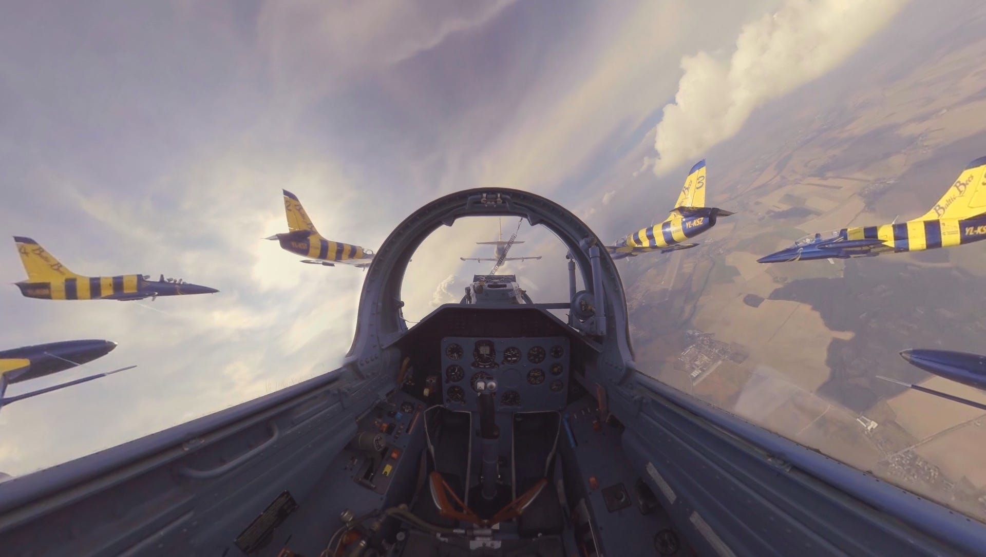 Jump in a fighter jet and go stunt flying in VR