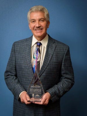 Chief District Judge Fernando R. Macias, of the 3rd Judicial District, received the 2016 “Excellence in Leadership Award” during the Hispanic/Latino Heritage Month Awards on Friday.