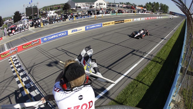 Will Power took  the checkered flag in 2010, the last time the IndyCar series raced at Watkins Glen.