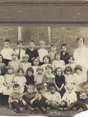 The mystery surrounding this school photo published Oct. 4, 2016, has been solved. The school has been identified as Cornwall School on Burd Coleman Road in Cornwall, according to the Lebanon County Historical Society. All of the students are identified on the back of the photo, as is the teacher, Miss Esther Haines. The date on the back of the photo is 1925.