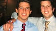 Nolan Webster, right,  died at age 22 in the pool the