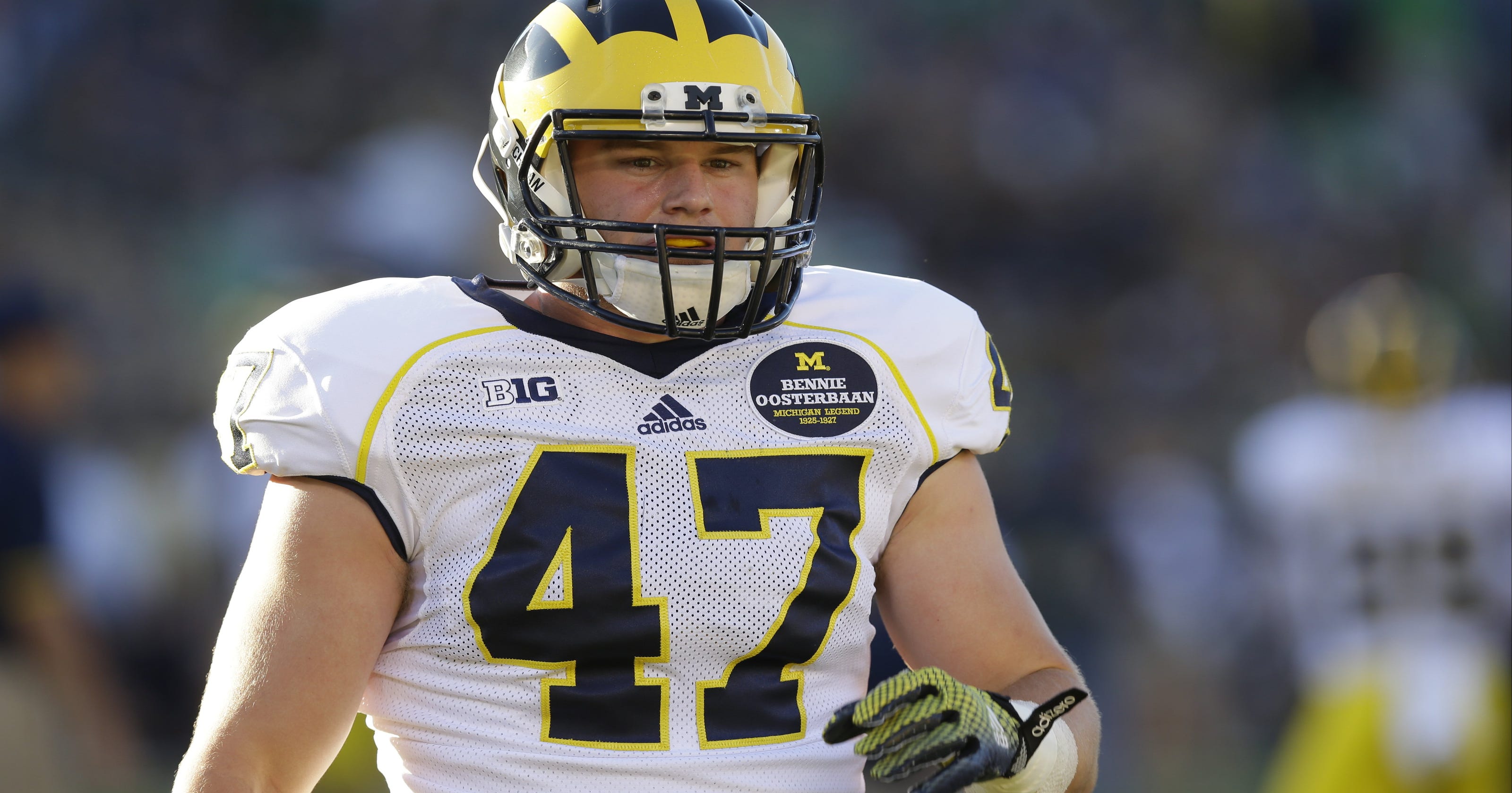 Michigan football notes Jake Ryan honored; RB starter in flux