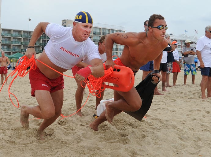 Mid Atlantic Lifeguard Competition In Rehoboth Beach