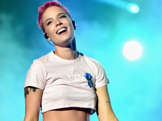 Halsey performs at fundraising concert for the ACLU