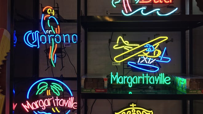 Scott's Brewery Collectibles sells neon signs. The shop moved to the J.C. Penney wing of the Fox River Mall in Grand Chute.