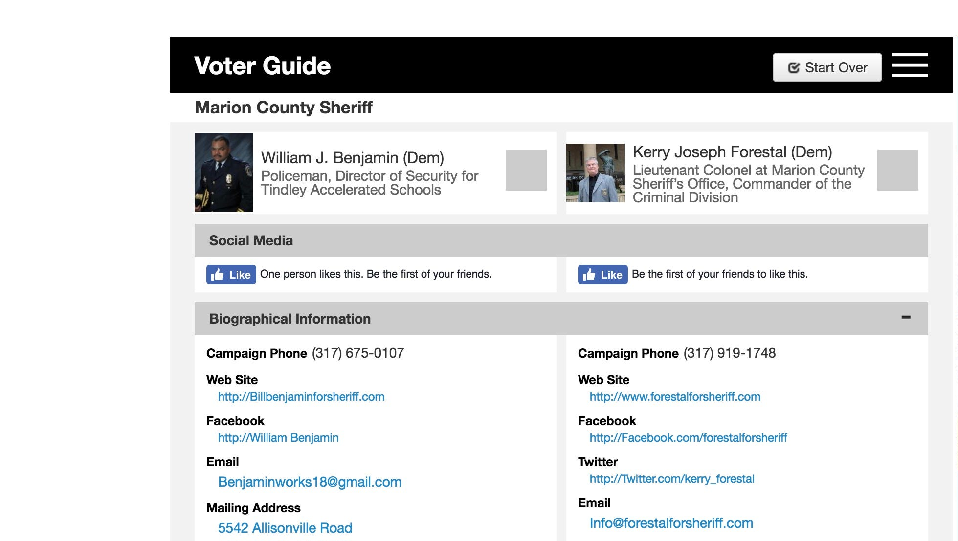 Indiana Primary ballot 2018 Find races, compare candidates