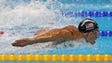 Michael Phelps (USA) competes during the men's 200m