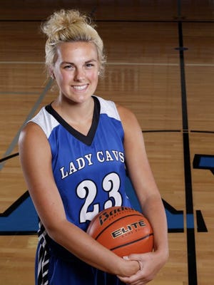 Alexys Swedlund of St. Thomas More led all South Dakota girls in scoring last season with 25.4 points a game. She is headed to play collegiately at Washington State.