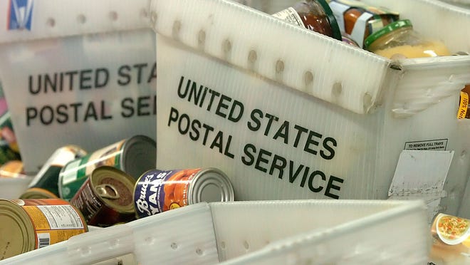 Saturday is the annual National Association of Letter Carriers Stamp Out Hunger food drive in which postal workers collect food for food banks and food pantries across the country.