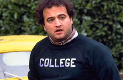 John Belushi College Sweatshirt 2024 simsorange