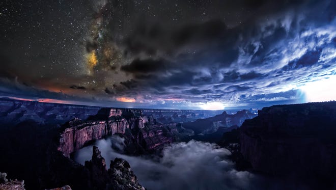 A photo of the Grand Canyon from Skyglow Project.