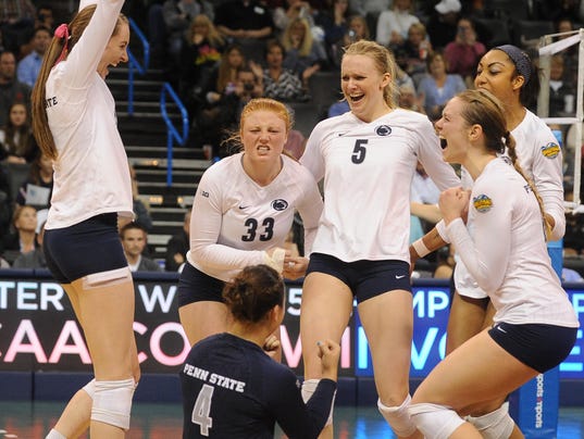 Penn State repeats as women's volleyball champs