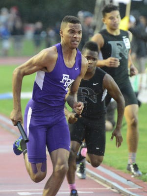 Jaylen Spencer of Fremont Ross won the 400 in 49.08 seconds at the TRAC championships Friday. Spencer, Jared Fox, Bryce McKinstry and Tyler Grine took the 4x200 relay (1:30.8) and Spencer, Fox, Oliver Ellis and Matt Kuyken won the 4x4 (3:24.48). Alijah Fuller won the shot put (49-6.5). AnneMarie Moses established a meet record in the pole vault with a personal-best at 12-1 for the Little Giants' girls. Ross's Amber Ostermat held the old record at 11-03 from 2015. "The support from my family, friends and coaches," Moses said of what stood out. "My goal was to finally get 12 feet. My goal now is to keep progressing up. This performance gave me a lot of confidence heading into this championship season."