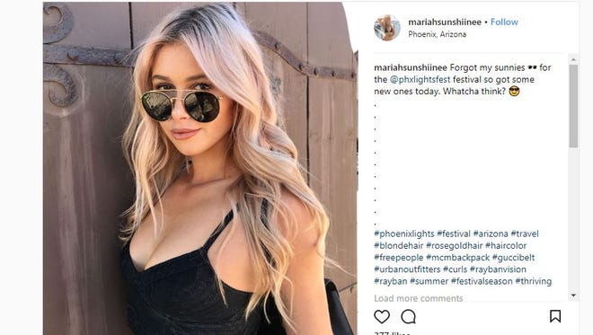 Mariah Coogan, a model who did equestrian sports, traveled to Phoenix for a music festival, according to her Instagram page.