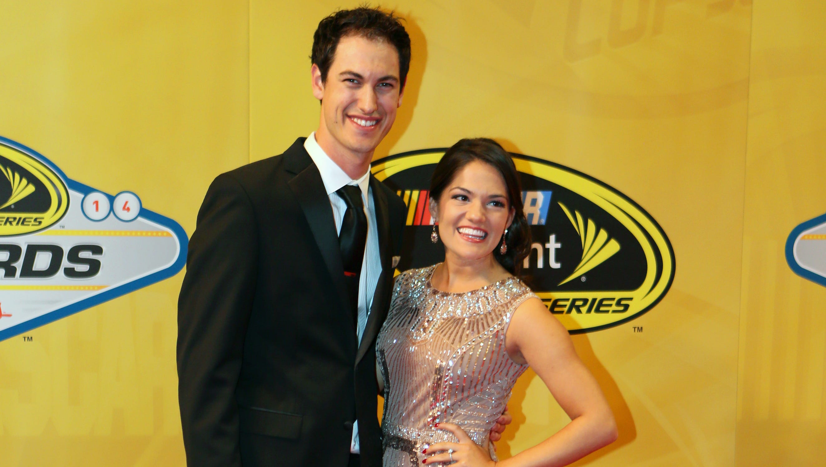 Joey Logano on second wedding ring, first wife.