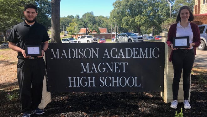 Amelia Lancaster and Jacob Gowan are a couple of stand-out seniors at Madison Academic.