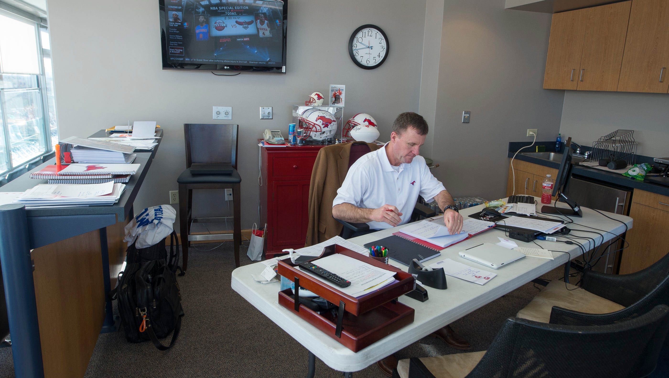 For Smu Coach Chad Morris Home Is Where The Start Is