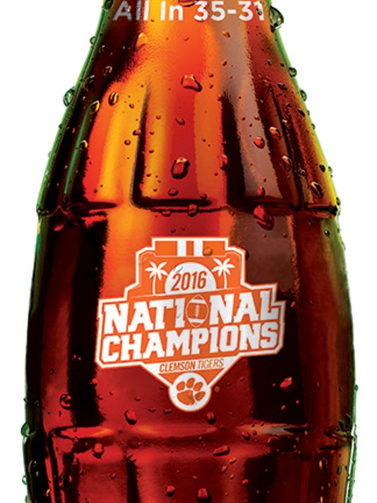 Clemson national championship Coke bottles coming
