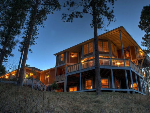 South Dakota: This four-bedroom house in Deadwood sleeps