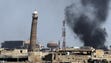 Smoke billows from Mosul's Old City on June 18, 2017,