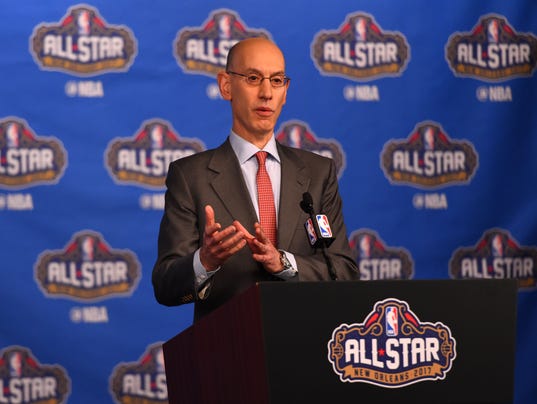 NBA: All Star Game-Commissioner Press Conference