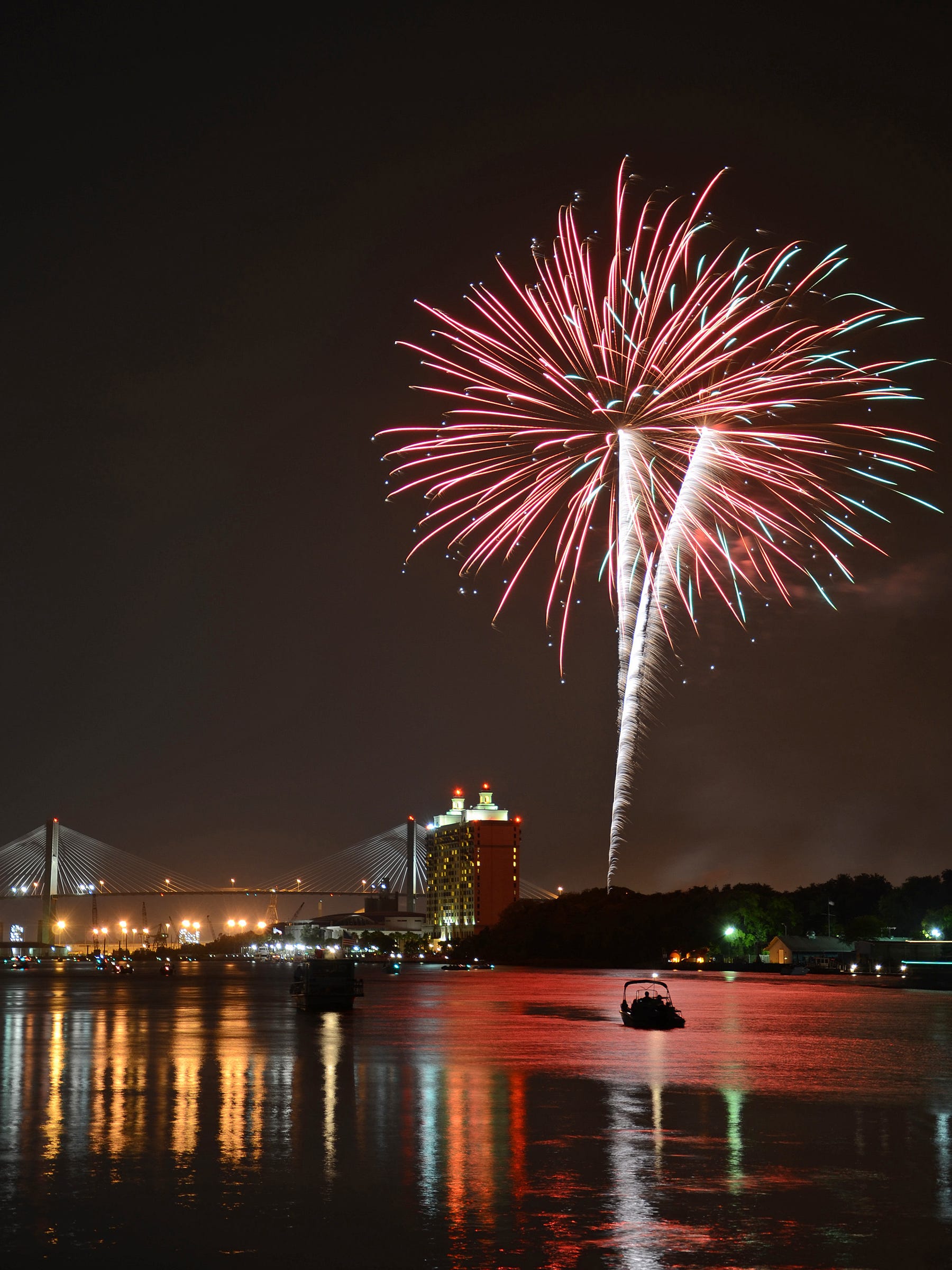 Here are events, where to see fireworks in Savannah for Fourth of July