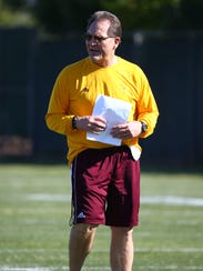 Arizona State defensive coordinator Phil Bennett.