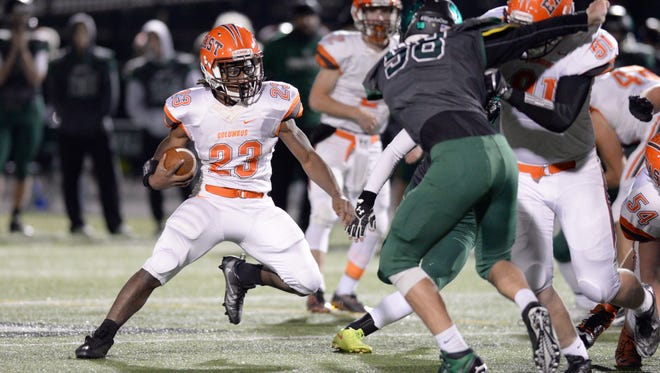 Columbus East's Jamon Hogan scored four times to lead the Olympians past Zionsville.