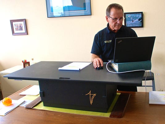 Local Couple Invents Standing Desk To Solve Neck Pain