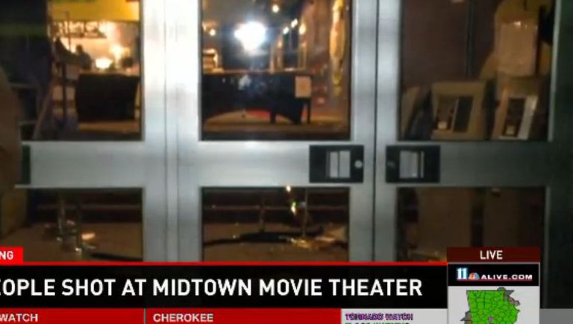 2 shot in movie theater in Atlanta
