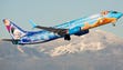 Westjet's 'Frozen' themed Disney jet departs Vancouver