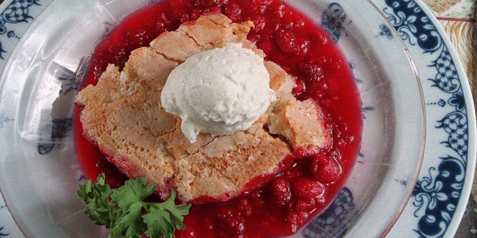 George Watts Tea Room Raspberry Batter Cake