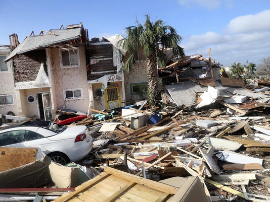 Unimaginable Destruction Hurricane Smashes Rows Of Houses