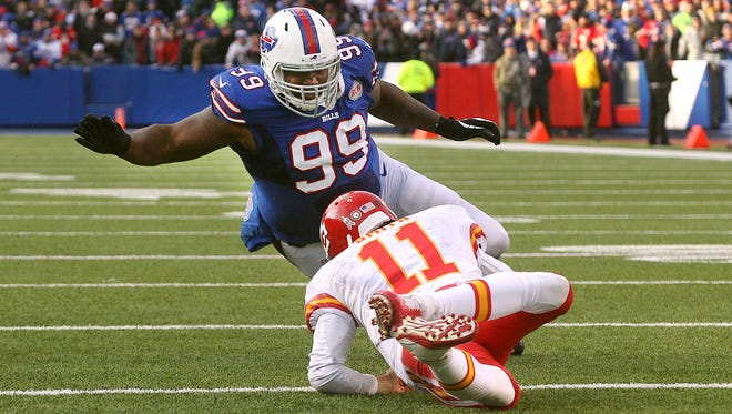 Defensive tackle Marcell Dareus returns to the Bills' lineup on Sunday after missing the season opener due to a suspension.