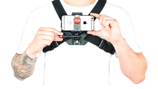 The $49.95 Velocity Clip+Chest Mount turns an old smartphone into a new action camera