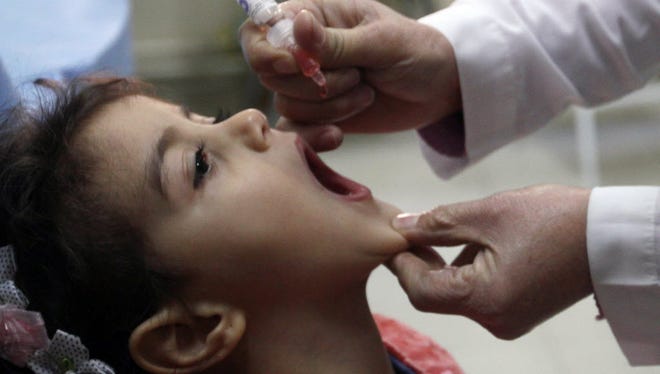 Polio vaccine November 20, 2013.