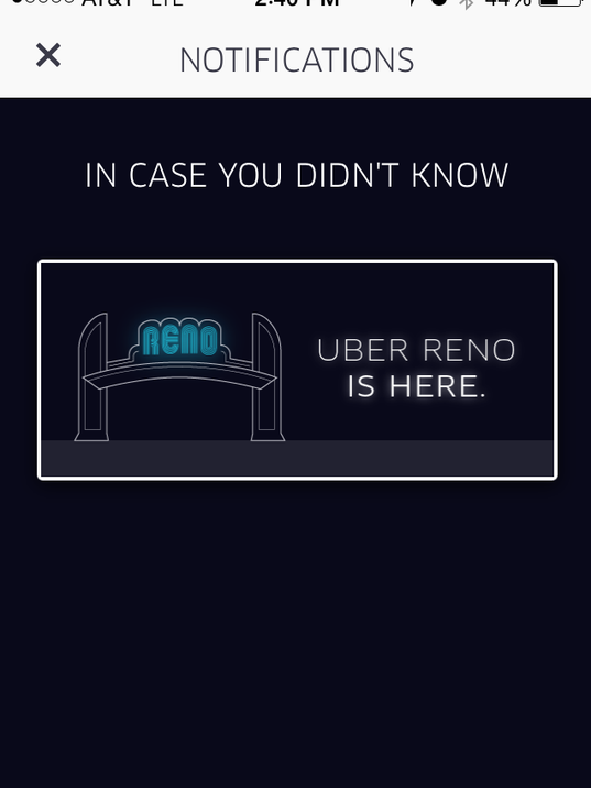 Uber officially launches in Nevada